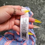 ZARA Orange/Blue Paisley Floral Print Flowy Jumpsuit Photo 5