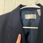 Liz Claiborne EUC First Issue  women’s navy blue multibutton lined blazer‎ jacket Photo 4