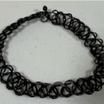 Black Tattoo Choker Necklace Jewelry 90s Y2K 〰️ Photo 1