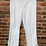 J.Crew  Favorite Fit Beige Khaki Flare Leg Twill Chino Pants Women's Size 6 Photo 0