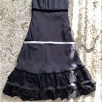 Beautiful silk midi dress 🌹🌹🌹 Black Size 2 Photo 10