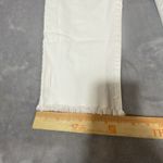 Eileen Fisher Organic Cotton Jeans Cropped Raw Frayed Hem 29x25 Small White Photo 4