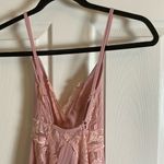 Pink Lace Trim Slip woman’s top size medium Photo 6