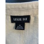 Leslie Fay Vtg Leslie‎ Fay Blouse Women’s 16 Floral Embroidered Linen Blend Top Photo 2