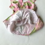 Lilly Pulitzer Sleeveless Silk Top Blouse Bimini Print Size O Pink Front… Photo 8