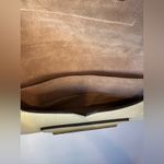 J.Crew NWOT Cream Leather Claremont Clutch Photo 7