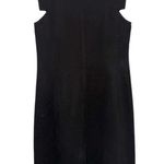 MM.LaFleur Women’s Size 12 Black Crepe Sarah 5.0 Capsleeve Sheath Dress Photo 6