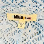 MIKEN Light Baby Blue See Through Lace Swimsuit Cover Up Medium Photo 4