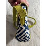 Spartina 449 Crossbody Bag Navy White Geometric Print With Lime Green Accents Ad Photo 5