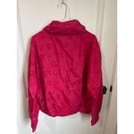 Desigual  Pink‎ Peace Love Heart Print Hooded Windbreaker Jacket Size 8 NWT Photo 5