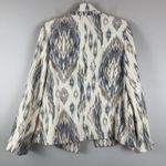 Chico's Women's Open Front Jacket 2 US L Multi Printed Geo Blazer Boho Workwear Photo 1