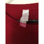 No Boundaries  Red Stuffed Reindeer Long Sleeve Christmas Sweater Women Juniors L Photo 3