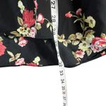 Show Me Your Mumu Kimono Womens S Black Floral Open Front Cover Up Boho Chic Photo 6