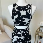 J.Crew Sleeveless Sweater Mini Dress in Floral Jacquard Size Small Photo 2
