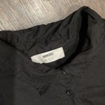 Mikoh  button down black shirt with a convertible sleeve Photo 1