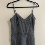 Abercrombie & Fitch Grey Denim Sleeveless Jumpsuit Size 4 Photo 3