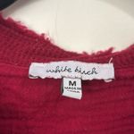 White Birch  Red Gauze Henley‎ Medium Photo 1
