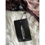 Pretty Little Thing Chocolate Brown /Teal Lace Up Bodysuit - UK Size 8 Photo 4