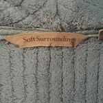 Soft Surroundings Aqua Blue robe size L Photo 1