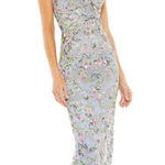 Mac Duggal Women's Beaded Floral Sheath Dress - Size 6 Photo 0