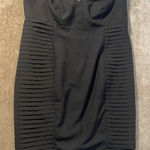 Torrid  Dress Womens 18 Plus Black Mini Strapless Studded Retro Stretch Party Photo 0