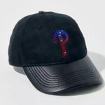 Urban Outfitters Phillies MLB leather baseball hat Photo 0