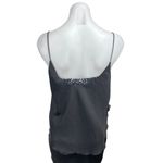 Free People NEW  Intimately Black Sequin Sleeveless Cami Camisole Tank Top Size L Photo 1