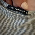 Brandy Melville Blue And White Stripe  Tank Photo 1
