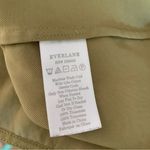 Everlane Japanese Go weave V Neck Tee Short Sleeve Olive Green top Size 16 Photo 5