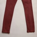 Lucky Brand  Red Ava Skinny Y2K Fringe Skater Girl Bella Swan Electric Punk 0/25 Photo 5