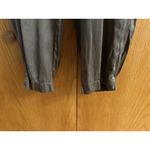 Nation Ltd Wms Sz M Satin Elastic Waist Drawstring Mid-Rise Tapered Pants Brown Photo 3