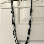 Cute Gray & Black Bead Necklace Photo 0