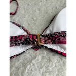 l*space L* Pink and Black Butterfly Printed Helena Bikini Top Size Large Photo 4