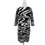 Cato  Black and White Dress NWT Size Large Zebra Graphic Print Dress Photo 1