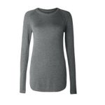 Lululemon Sunshine Coast Long Sleeve Heathered Medium Grey Size 4 Photo 1
