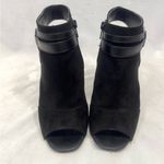 Penny Loves Kenny  black suede and leather heeled sandal bootie size 7.5 Photo 2
