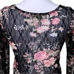 Denim & Supply Ralph Lauren Y2K  Sheer Long Sleeve Fairygoth Dark Romantic S Photo 6