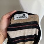 Striped Short Sleeve Sweater Size L Black Size L Photo 4