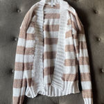 H by Halston  medium striped cardigan Photo 0
