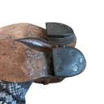 Tony Lama Vintage Western Boots Size 7 brown white stitching mid calf Photo 6