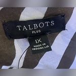Talbots -‎ Button front shirt striking zebra Size X1 brand new Photo 6