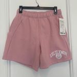 Lululemon  Scuba Mid-Rise Oversized Short 7" *Graphic Pink Haze Small Photo 1