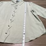 Antonio Melani X Elizabeth Damrich Helen Button Up Blouse Mint Green Size Large Photo 9