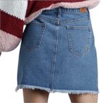 Umgee  Piper Embroidered Denim Boho Mini Skirt Size S Photo 2