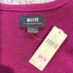 Maeve NWT Anthropology Square Neck Sparkle Top in Raspberry Womens Large💛 Photo 7