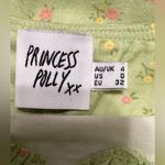 Princess Polly Roslyn Mini Dress in Green Floral US Size 0 Photo 7