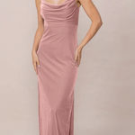 Revelry Skye Velvet Dress Blush Pink Size 4 Photo 0