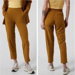 Athleta  Brooklyn mid rise ankle pants brass yellow sz 4 Photo 1