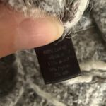 Peruvian Connection  Cream Fringe Poncho Baby Alpaca Blend Oversized Sweater Photo 5