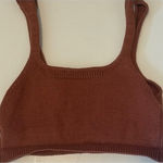 White Fox Boutique White Fox Cropped Top and Mini Skirt Set Top Size Medium, Skirt Size Small Photo 0